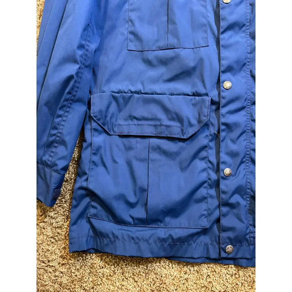 VTG The North Face Made In USA Brown Label Winter Jacket Mens Size Large Blue